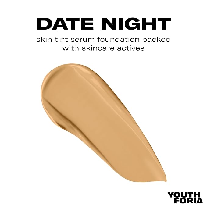 Youthforia Date Night Skin Tint Serum Foundation, Light-Medium - Neutral