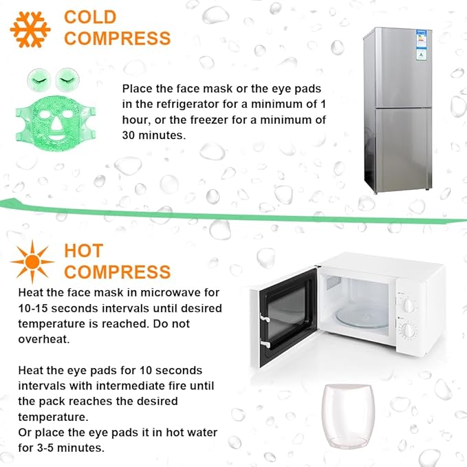 Face eye masks for dark