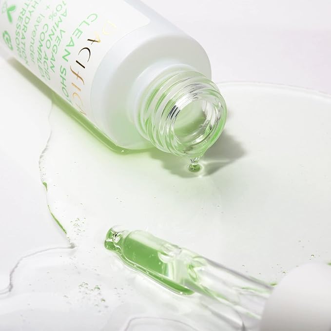 Face Serum by Pacifica - Clean Shot Vegan Amino Acid 10% Complex10% Solution l – Balancing Facial Serum for Oily & All Skin Types, Vegan & Cruelty-Free, 0.8 oz