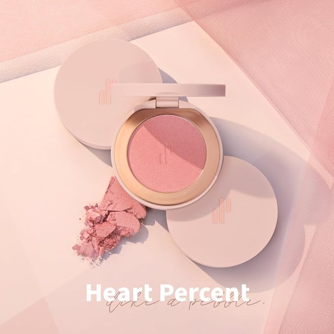 Heart Percent Dote on Mood Glow Blush, Smooth Veil Nude)