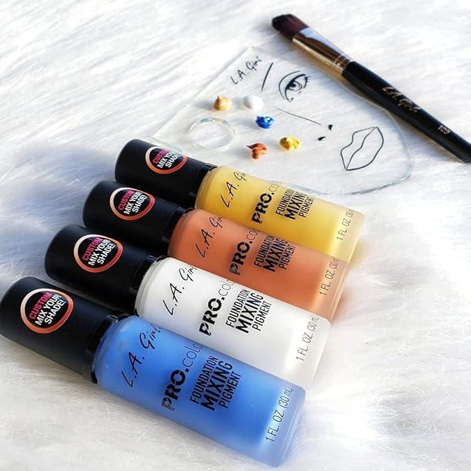 L.A. Girl PRO.matte Mixing Pigment Foundation, Yellow, GLM712