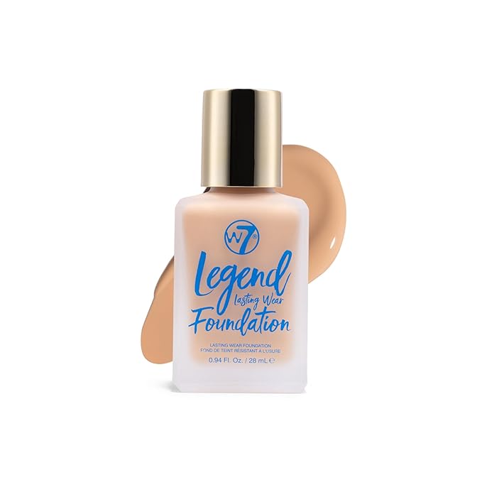 W7 Legend Foundation - Creamy Liquid Foundation for (Soft Tan) 28ml