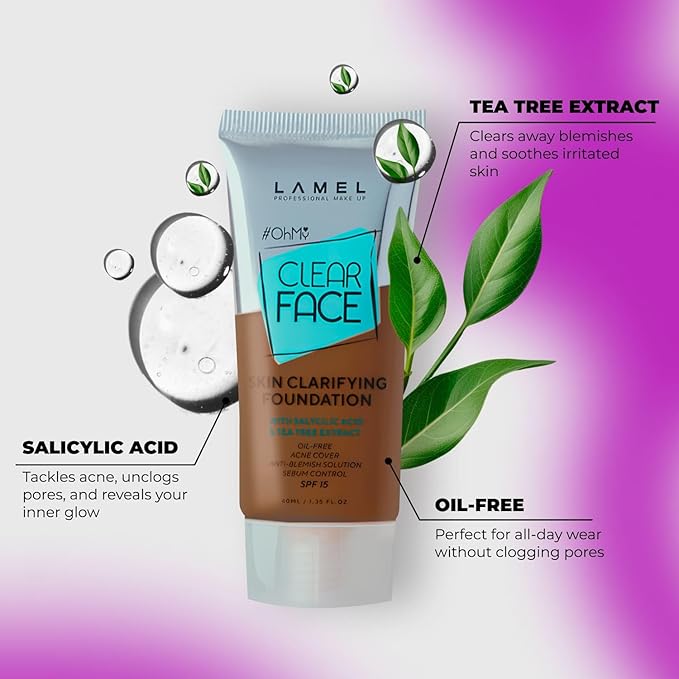 LAMEL OhMy Clear Face Full Coverage Foundation -