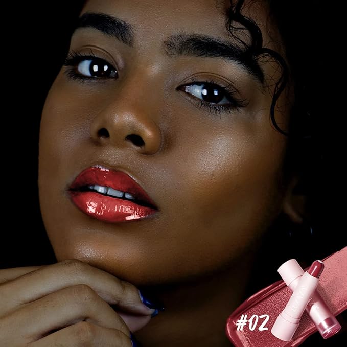 2PCS Tinted Lip Balm Chapstick Hydrating/Coloring