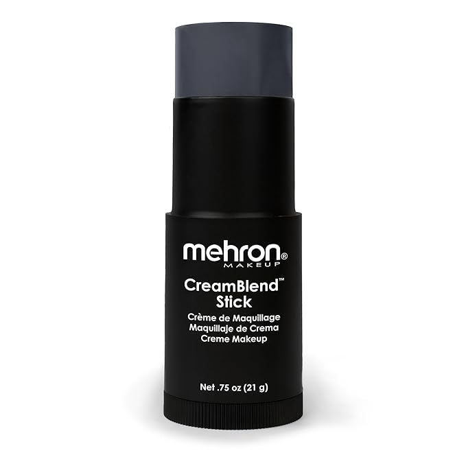 Mehron Makeup CreamBlend Stick | Face Paint, Body (Monster Grey) 75 oz
