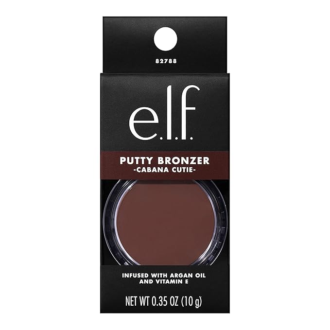 e.l.f. Putty Bronzer, Creamy & Highly Pigmented Formula, Cutie, (10g) 0.35 Oz