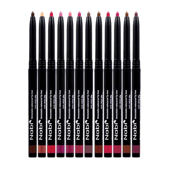 Beauty Spot 12 Colors Retractable Waterproof Lip Line