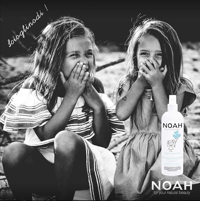 Kids Organic Detangling Shampoo - Milk Protein & Sugar for Smooth Hair, Sulfate-Free, Gentle & Hydrating, 8.5 fl.oz