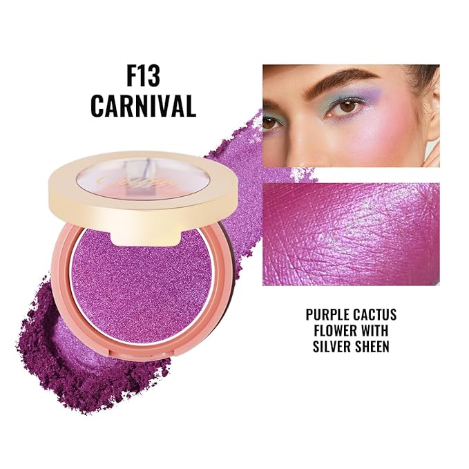 Oulac Luminisers Powdery Blush for Cheeks Sliky Glow,Brighten 4.8g