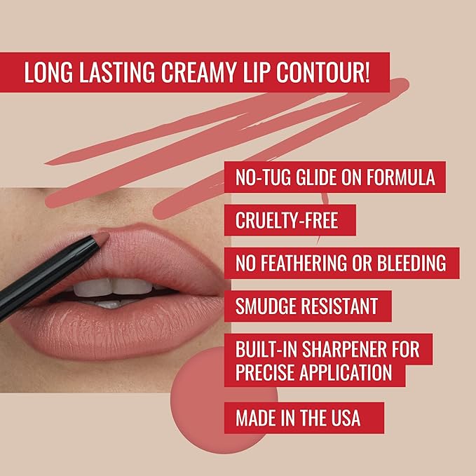 Runway Rogue Designer Liner Lip Pencil, Matte Spiced-Nude Lip