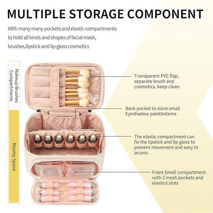 Ocheal makeup bag, multifunctional make