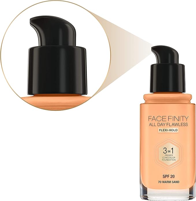 Max Factor Facefinity 3-in-1 All Day Flawless Liquid 30 ml