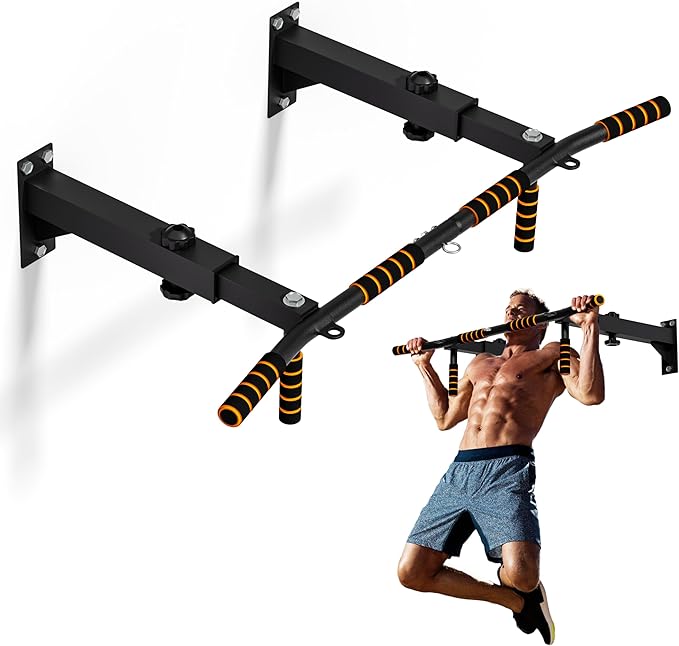 FICTOR Door Pull up Bar for Doorway 30''-37'' Door