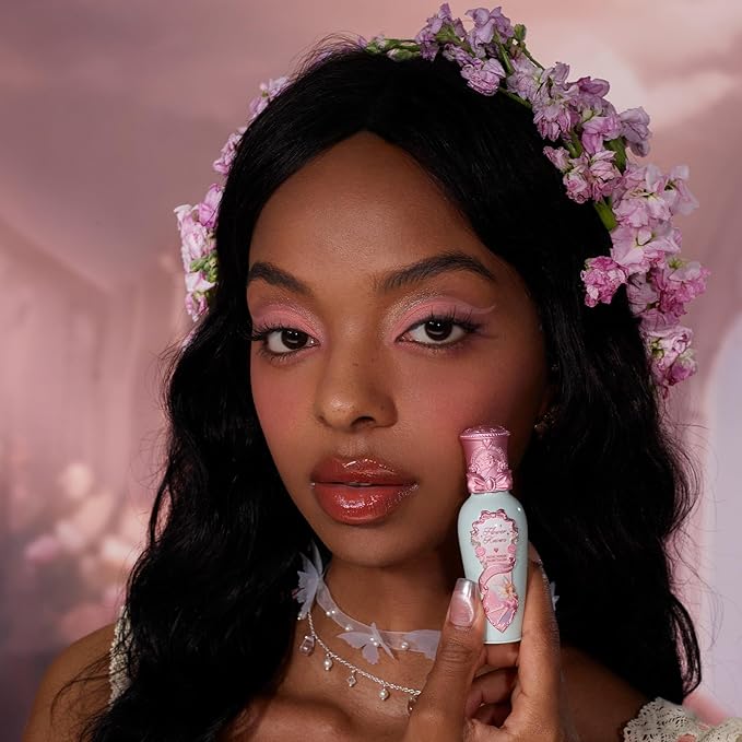 Flower Knows Midsummer Fairytales Lip Gloss G09 Dream Voyager + Violet Strawberry Rococo Glitter Lip Gloss G02 Rasberry Booze