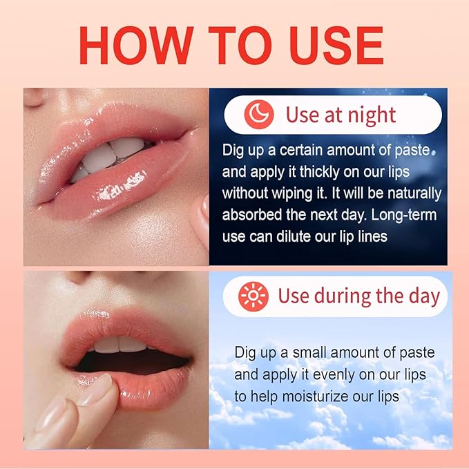 6 Pack Cute Lip Mask Sleeping oz