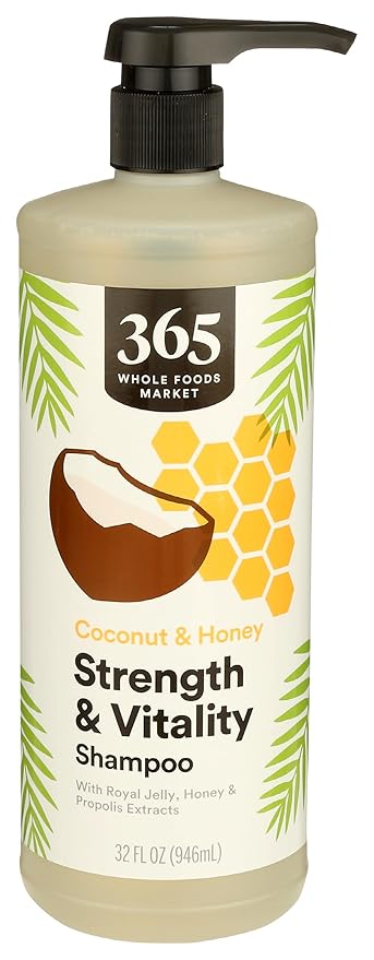 365 by Whole Foods Market, Strength & Vitality Shampoo, Coconut & Honey, 32 Fl Oz