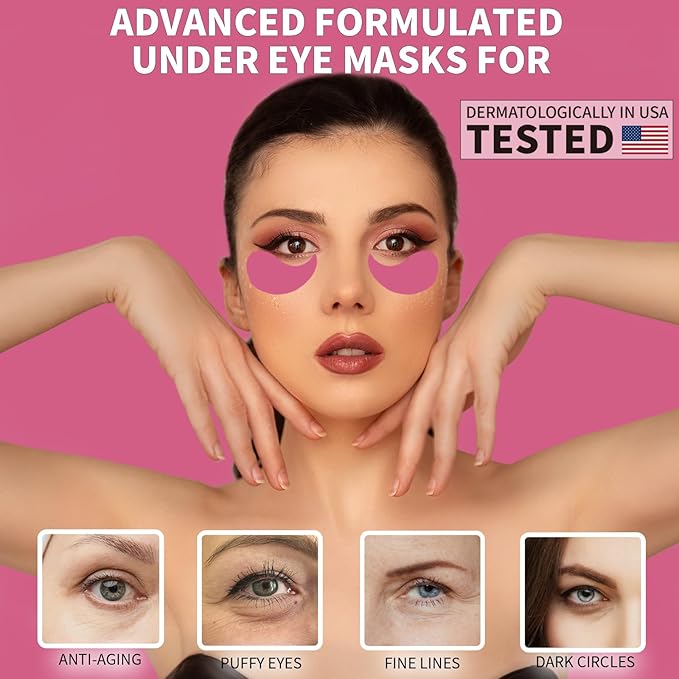 Under eye patches 70pcs, peach