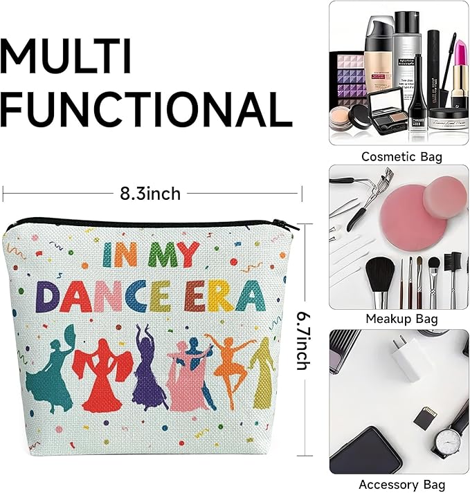 My Dance Era Canvas Zipper Cosmetic