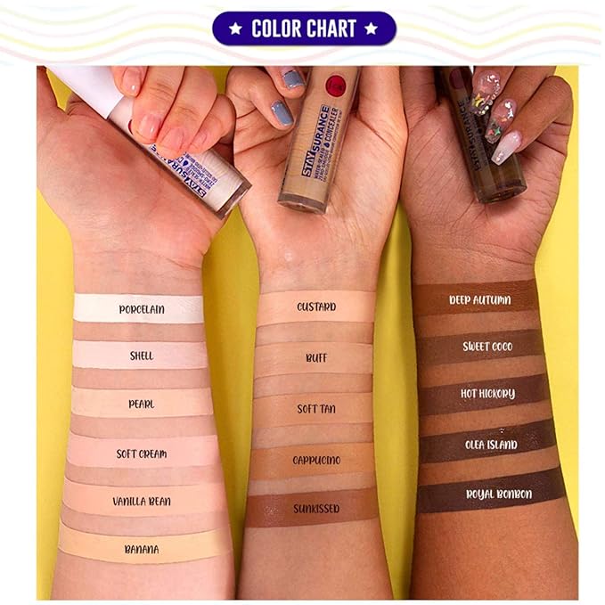 Jcat Beauty Professional Staysurance Water Sealed Zero Smudge VANILLA BEAN)