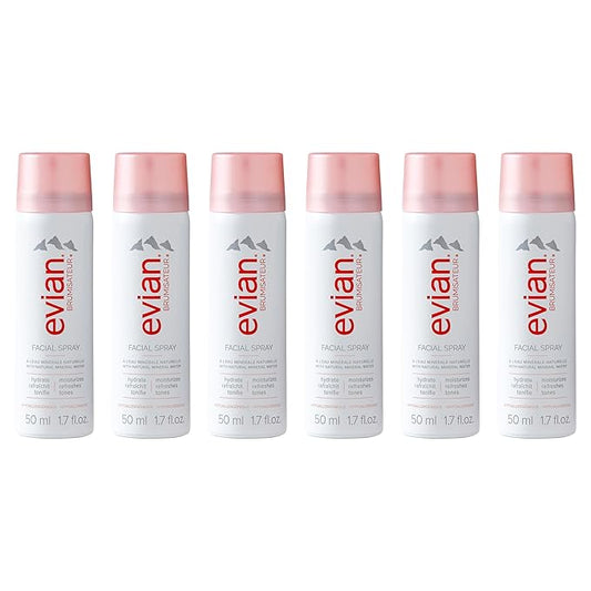 Evian Facial Spray, 1.7 oz. Travel 6-Pack