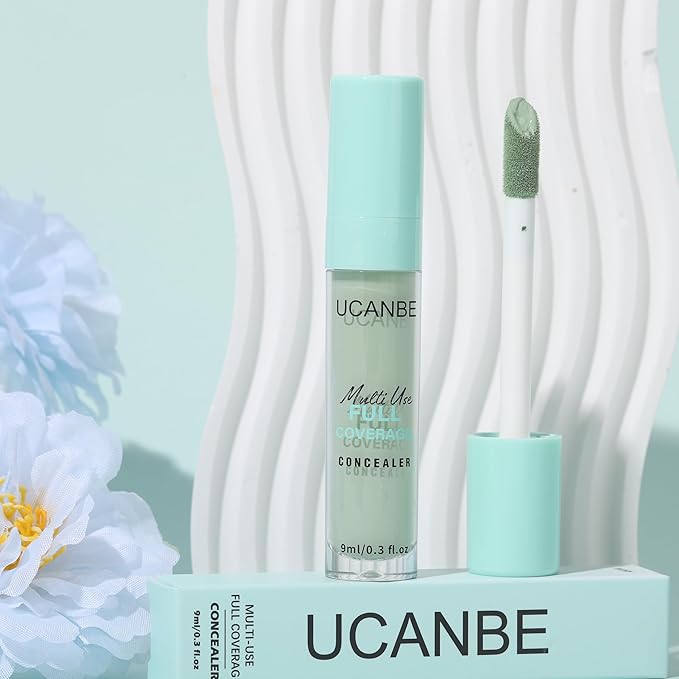 UCANBE Liquid Concealer Stick, Conceals, Covers, Highlights, Medium - Green