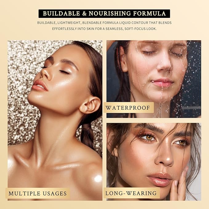 KIMUSE Soft Liquid Contour Stick, Glow Liquid Cream