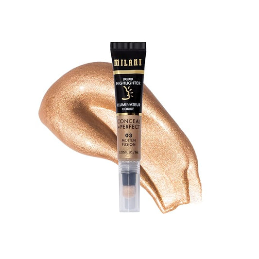 Milani Conceal + Perfect Liquid Highlighter for Added - Molten