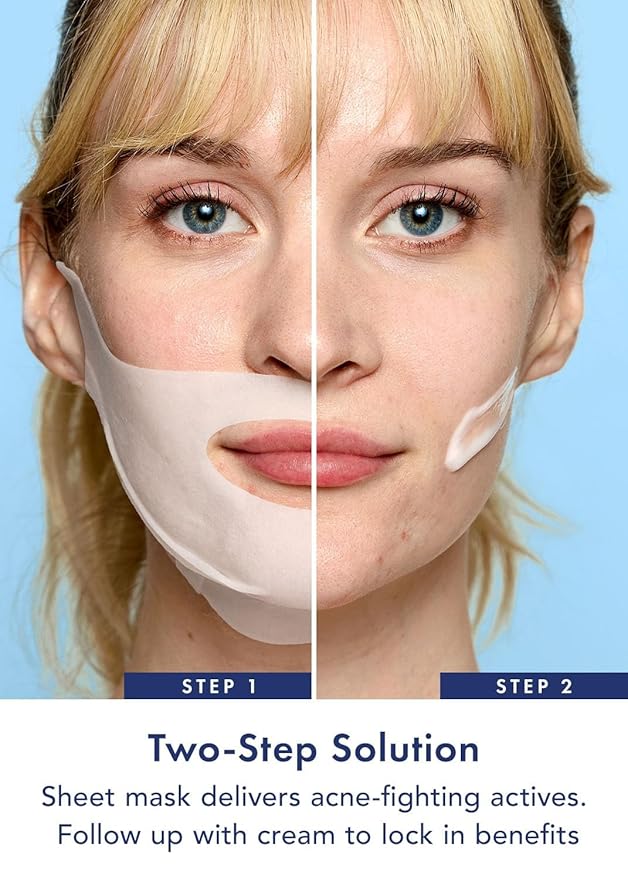 Rael Retinol Chin Mask with Miracle Clear Barrier Cream - Face Masks and Moisturizer, 2 Step Treatment, Niacinamide, Ceramide NP, for All Skin Types, Vegan, Korean Skincare (5 Kits)