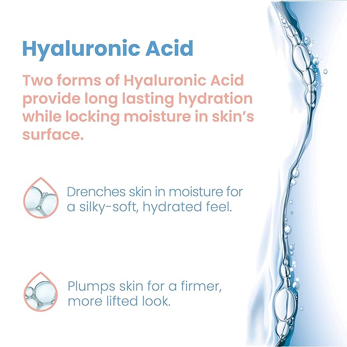 Pure Daily Care High Energy Hyaluronic Serum (4 Fl. Oz) - Hydrating Clinical Grade Hyaluronic Acid.