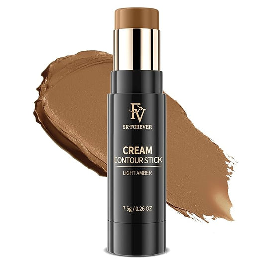 FV Cream Contour Stick, Highly Pigmented & Blendable Light Amber