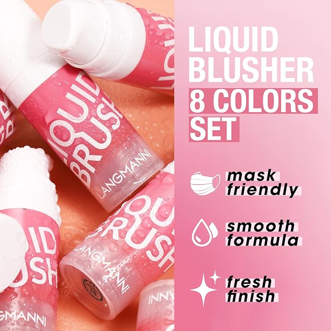 Liquid Blush Makeup Cream Blush For Cheeks Natural Velvet Texture(04#)