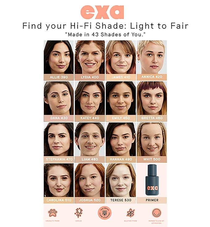 Exa Beauty - Natural High Fidelity Foundation |