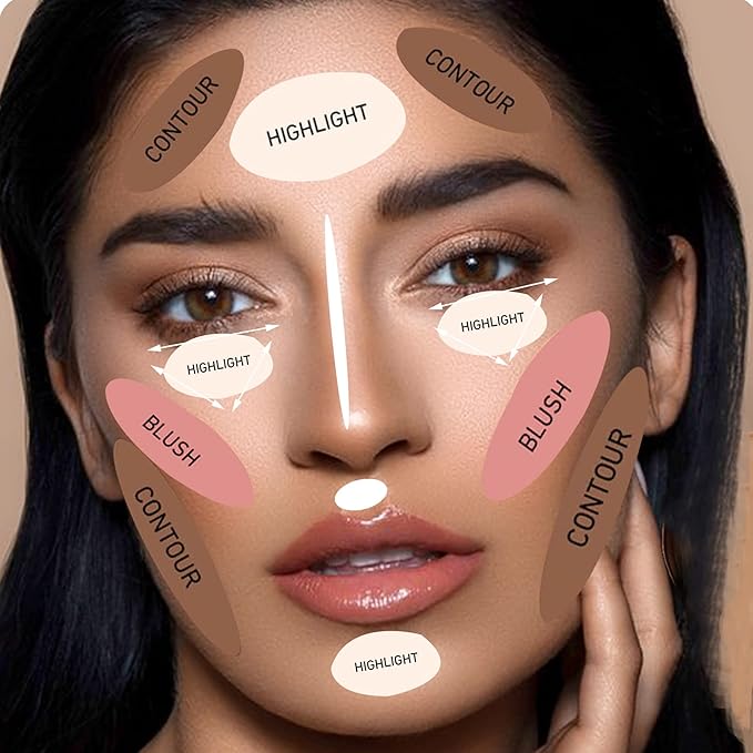 Contour Beauty Wand, Multi-Use Liquid Contour Wand Makeup Contour Brown)