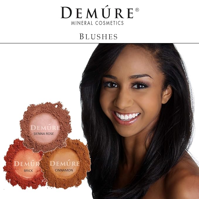 Demure Mineral Blush Makeup (Brick), Loose Powder Makeup, By Demure
