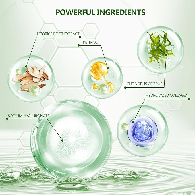 60 pcs green under eye