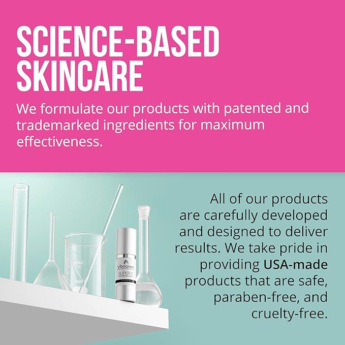 Vibriance Bundle Skincare Set | Super C Serum, Moisturizing Cleanser and Face Cream | Complete Kit for Radiant Beauty