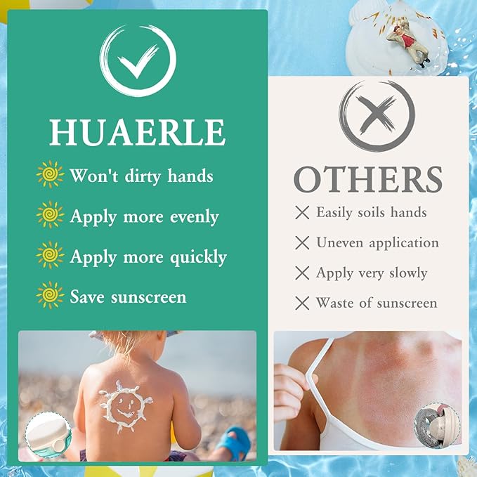 3 Pack Sunscreen Applicator for