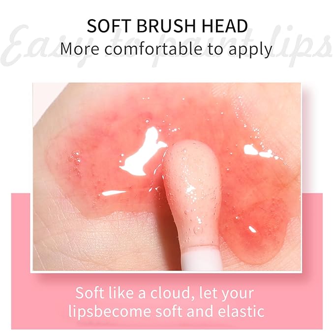 Ultimate Luxe Lip Oil Hydrating Fruit-Flavored Oils with Soft Brush for Moisturized, Full, and Radiant Lips (#02, SINGLE)