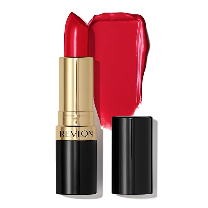 Revlon Super Lustrous Lipstick, Creamy Formula For Soft, Fuller-Looking Lips, Moisturized Feel, 809 Wild Saffron, 0.15 oz