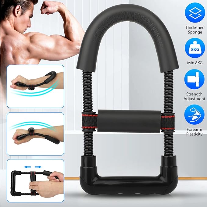 2PCS Professional Wrist Strengthener Adjustable Forearm Workout Trainer