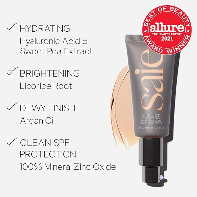 Saie Slip Tint SPF 35 Tinted Moisturizer - Six () 1.35 oz