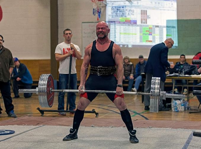 Hawk Sports Double Prong Powerlifting Belt for Men 10mm Thick, 4" Wide