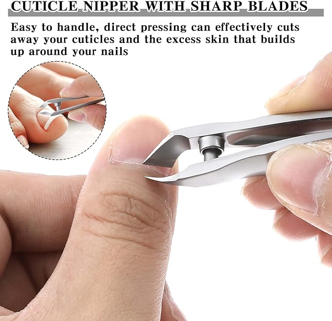 Cuticle nipper with pusher,2-in-1 cuticle