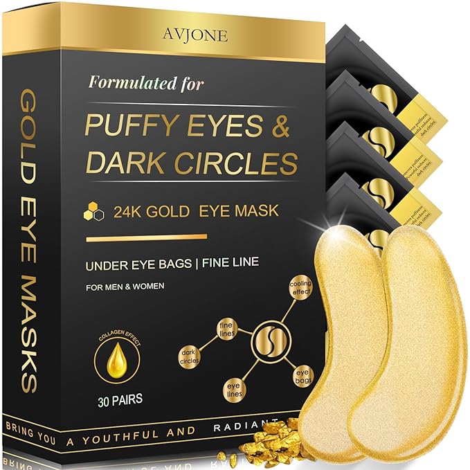 Avjone 24k gold eye mask