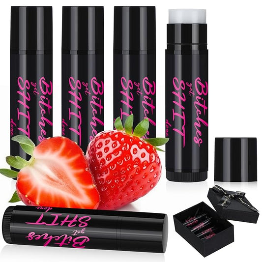 4 Pcs Funny Swear Lip Balm