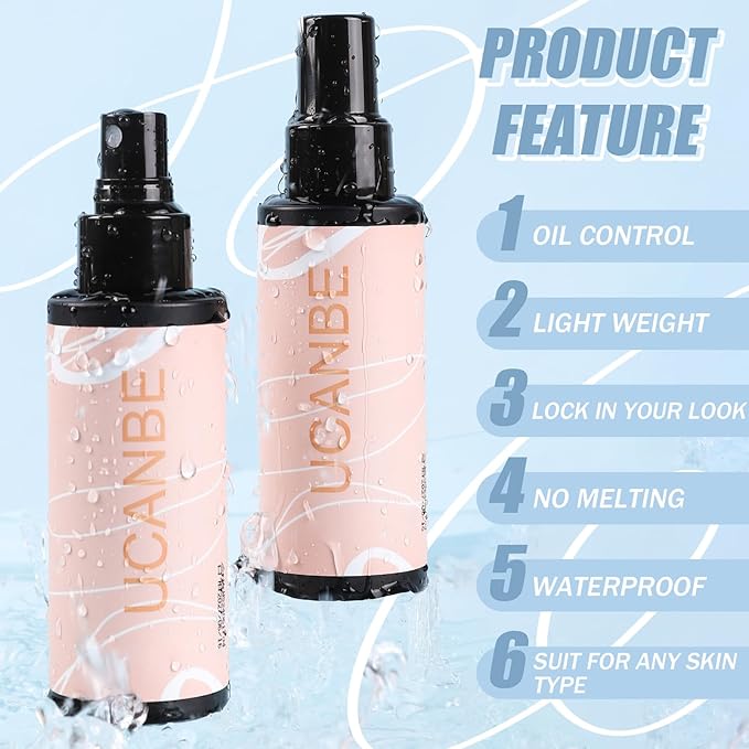 UCANBE Ultra Matte Makeup Setting Spray for Oily