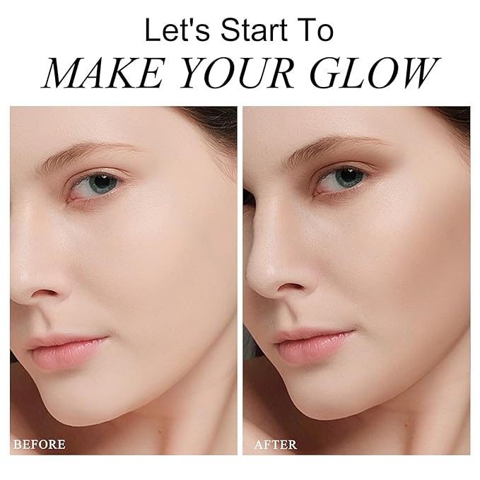 KYDA Face Sculpting Contour Palette, Natural Shimmer Smooth Contour Makeup-BRONZER