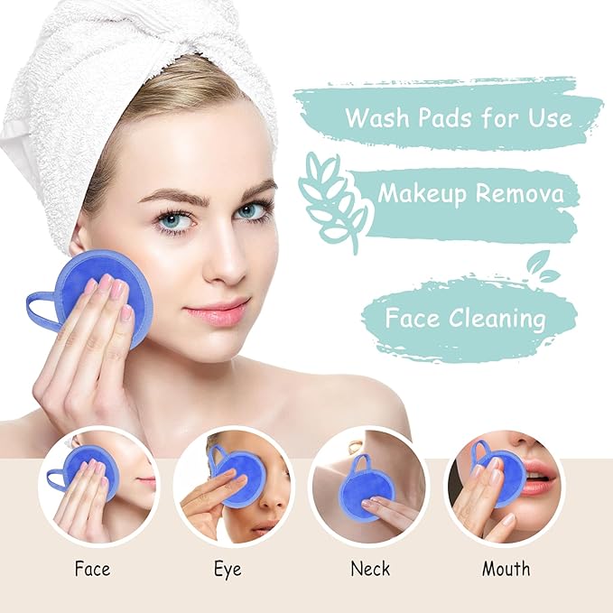 Makeup remover pads, 18 packs