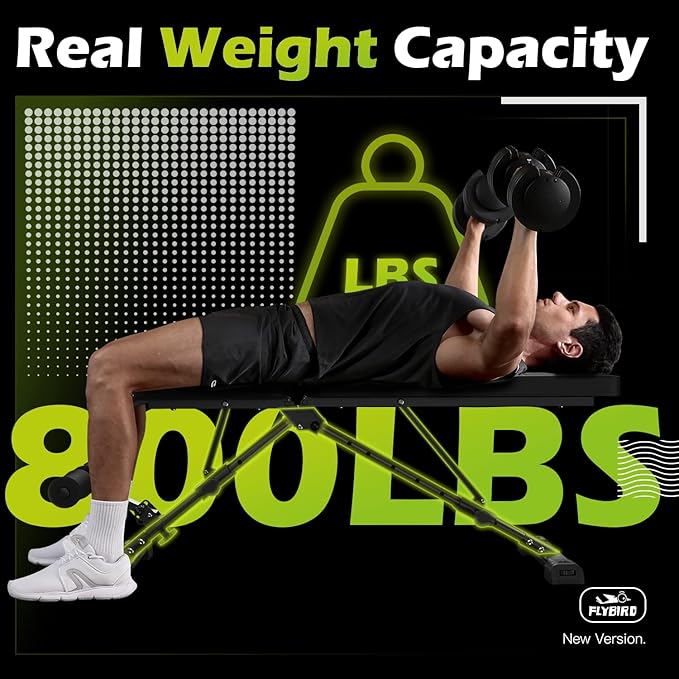 FLYBIRD Squat Rack with Pull-Up Bar 6FT,7FT Barbell