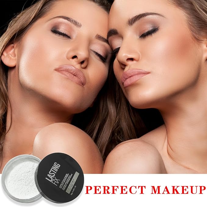 White Setting Powder Translucent Loose Setting Powder Matte